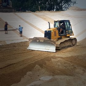 bagger auf erde